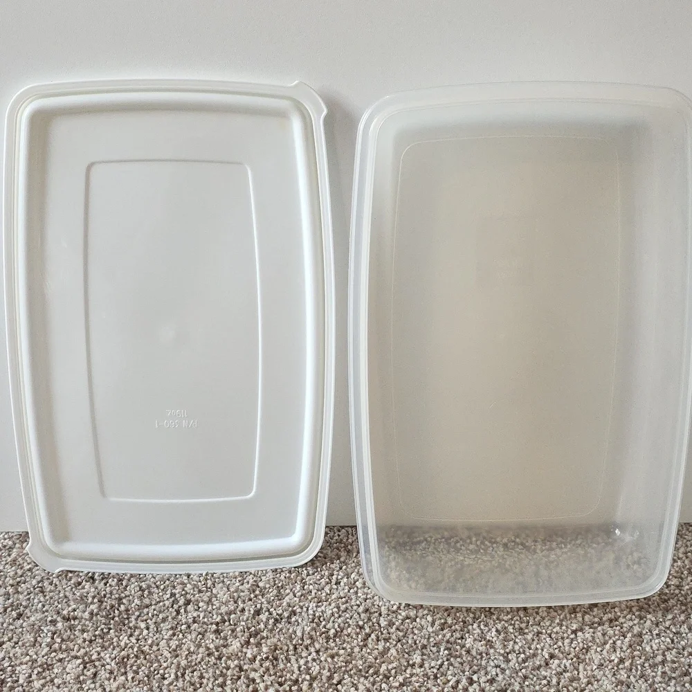 Stackable Food Storage Containers - White